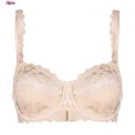 سوتین زنانه لین مدل فنردار کد 4680-415 رنگ کرم