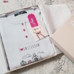 ست بلوز و شلوار زنانه لین مدل نخ پنبه کد 5196-156 رنگ طوسی