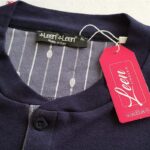 ست تی شرت و شلوار مردانه لین مدل نخ پنبه کد 5197-496 رنگ سرمه ای