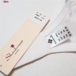 ست شورت و سوتین زنانه شاندرمن مدل فنردار گیپور گلدار کد 5080-2464-03 رنگ سفید