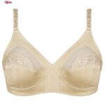 سوتین زنانه ماییلدا مدل بدون فنر سوزنی کد 5056 رنگ کرم