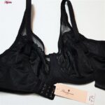 ست شورت و سوتین زنانه شاندرمن مدل فنردار گیپور گلدار کد 5080-2464-04 رنگ مشکی