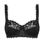 سوتین زنانه لین مدل فنردار کد 4680-415 رنگ مشکی