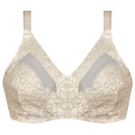 سوتین زنانه ماییلدا مدل بدون فنر کد 5055 رنگ کرم