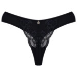 شورت زنانه لین مدل گیپوری کد 4681-717 رنگ مشکی