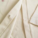 ست شومیز و شلوار زنانه لین مدل نخ پنبه جلو دکمه کد 5196-158 رنگ کرم