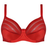 سوتین زنانه اما مدل فنردار کد 4930-4500 رنگ قرمز