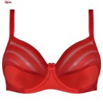 سوتین زنانه اما مدل فنردار کد 4930-4500 رنگ قرمز