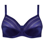 سوتین زنانه اما مدل فنردار کد 4930-4500 رنگ سرمه ای