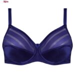 سوتین زنانه اما مدل فنردار کد 4930-4500 رنگ سرمه ای