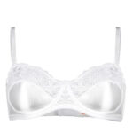 سوتین زنانه لین مدل 418 رنگ  سفید