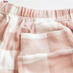 ست بلوز و شلوار زنانه لین مدل نخ پنبه کد 5196-149 رنگ گلبهی روشن