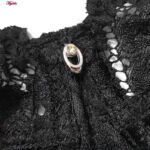 سوتین زنانه لین مدل فنردار کد 4680-415 رنگ مشکی