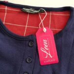 ست بلوز و شلوار زنانه لین مدل نخ پنبه کد 5196-209 رنگ سرمه ای