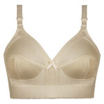 سوتین زنانه لین مدل بدون فنر کد 4680-412 رنگ کرم