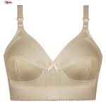 سوتین زنانه لین مدل بدون فنر کد 4680-412 رنگ کرم