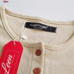 ست بلوز و شلوار زنانه لین مدل نخ پنبه کد 5196-156 رنگ کرم