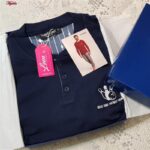 ست تی شرت و شلوار مردانه لین مدل نخ پنبه کد 5197-496 رنگ سرمه ای