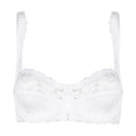 سوتین زنانه لین مدل فنردار کد 4680-415 رنگ سفید