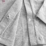 ست شومیز و شلوار زنانه لین مدل نخ پنبه جلو دکمه کد 5196-158 رنگ طوسی