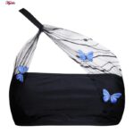 مایو زنانه مدل پروانه ای کد 4995 رنگ مشکی