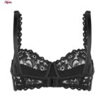 سوتین زنانه لین مدل فنردار کد 4680-415 رنگ مشکی