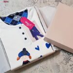 ست بلوز و شلوار زنانه لین مدل نخ پنبه کد 5196-157 رنگ سفید