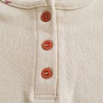 ست بلوز و شلوار زنانه لین مدل نخ پنبه کد 5196-156 رنگ کرم