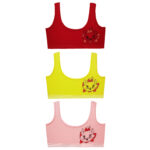 نیم تنه دخترانه ماییلدا مدل گربه خندان کد 5176-1 بسته 3 عددی