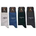 جوراب مردانه ماییلدا مدل پنبه ای کد 5178-337-4-1 بسته 4 عددی