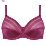 سوتین زنانه اما مدل فنردار کد 4930-4500 رنگ ارغوانی