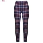 ست بلوز و شلوار زنانه لین مدل تدی نخ پنبه کد 5196-151 رنگ سرمه ای