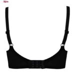 ست شورت و سوتین زنانه شاندرمن مدل فنردار گیپور گلدار کد 5080-2464-04 رنگ مشکی