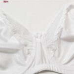 سوتین زنانه لین مدل پرسی فنردار طرح پروانه کد 4680-744 رنگ سفید