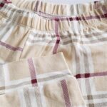 ست بلوز و شلوار زنانه لین مدل نخ پنبه کد 5196-156 رنگ کرم