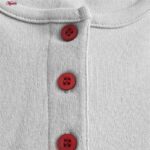 ست بلوز و شلوار زنانه لین مدل نخ پنبه کد 5196-156 رنگ طوسی