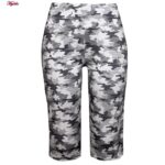 ست تاپ و شلوارک ورزشی زنانه مدل 5215-746P رنگ مشکی به همراه هدبند