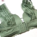 سوتین زنانه بدون فنر ماییلدا مدل پوش آپ بند متحرک کد 5247-833 رنگ سبز