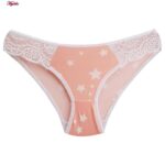 ست شورت و سوتین زنانه پانیذ مدل پوش آپ فنردار کاپ اسفنجی بند متحرک کد 4689-10 رنگ گلبهی