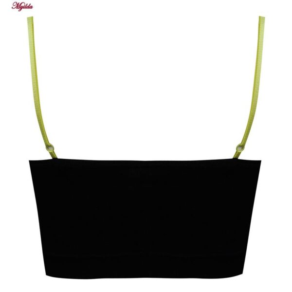 نیم تنه ورزشی زنانه ماییلدا مدل پد ثابت کد 5252-2105 رنگ مشکی