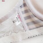 ست شورت و سوتین زنانه پانیذ مدل پوش آپ فنردار کاپ اسفنجی بند متحرک کد 4689-11 رنگ سفید