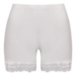 شورت زنانه ماییلدا مدل لبه گیپوری کد 5251-A402 رنگ سفید
