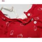 کراپ‌ تی‌شرت آستین کوتاه زنانه ماییلدا مدل کیتی کد 5262-5039 رنگ قرمز