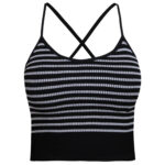 کراپ‌تاپ زنانه ماییلدا مدل بند ضربدری کد 5242-6511 رنگ مشکی