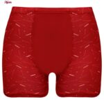 شورت مردانه ماییلدا مدل پادار کد 5210 رنگ قرمز