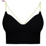 نیم تنه ورزشی زنانه ماییلدا مدل پد ثابت کد 5252-2105 رنگ مشکی