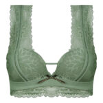 سوتین زنانه بدون فنر ماییلدا مدل پوش آپ بند متحرک کد 5247-833 رنگ سبز