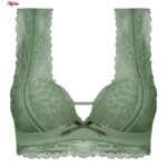 سوتین زنانه بدون فنر ماییلدا مدل پوش آپ بند متحرک کد 5247-833 رنگ سبز