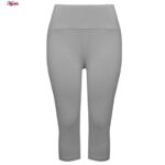 ست تی شرت و شلوارک ورزشی زنانه مدل 5223-697p رنگ طوسی