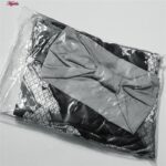 ست تاپ و شلوارک ورزشی زنانه مدل 5215-746P-1 رنگ طوسی به همراه هدبند